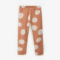 thumbnail image 5 of HILEELANG little Girl Sweatshirt and Leggings Set（Age:2-7Y) – Lotus leaf Long Sleeve Pink Fairy Dance Pullover and Brown Pants, Fall Winter for Kids 6T, 5 of 10