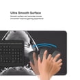 thumbnail image 5 of Xecao Black And White Shark Print Large Mouse Pad, 16x35.5in Mousepad, Professional Non-Slip Rubber Base Big Mouse Pad, Mouse Pad for Gaming & Office Full Desk Mouse Pad, 5 of 9
