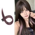 thumbnail image 1 of RYGRZJ Color Hair Hanging Ear Dyed Wig Synthetic Wig Hair Extensions Clip In One-Piece`, 1 of 5