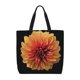 thumbnail image 1 of Fotbe Orange Dalia Bolsa Tote con Estampado para Mujer, Bolsos con Cremallera, Bolsa de Hombro Casual de Gran Capacidad con Bolsillos Internos, 1 of 7