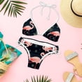 thumbnail image 6 of Flamingo Tropical Rainforest Detachable Sponge Adjustable Strap Bikini Set Two-Pack Swimsuit Women Swimwear, 6 of 6