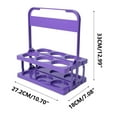 thumbnail image 3 of Foldable Plastic Beverage Carrier for 6 Cans or Bottles with Handle for Easy Transport and Storage, 3 of 5