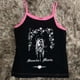 thumbnail image 4 of Tops cortos de encaje para mujer, camisetas informales ajustadas con cuello Halter, estética Y2K, Harajuku, Estilo Vintage americano, Hip Hop de los 90, 4 of 5