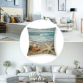 thumbnail image 5 of Chilfamy Beach Pillow Cover Summer Starfish Seashell on Beach Nautical Long Pillow Case with Zipper Decorative Bedding Pillowcase Coastal Pillow Covers Soft Cushion Pillow Case for Home,2pcs, 5 of 7