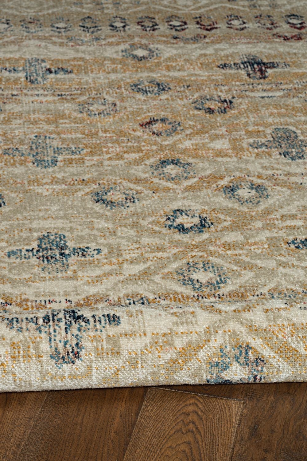 Great Zero Leopold Sand & Blue 2' x 3' Accent Rug