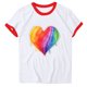 thumbnail image 4 of Fiudx Ofertas Flash Del Día Solo En Línea Camiseta con Estampado de Moda Informal para Mujer, Top de Manga Corta con Cuello Redondo, 4 of 4