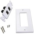 thumbnail image 2 of KUNOVA (TM) HDMI Wall Plate with Gold-Plated High Speed HDMI Port (Ethernet Compatible) (Dual), 2 of 2