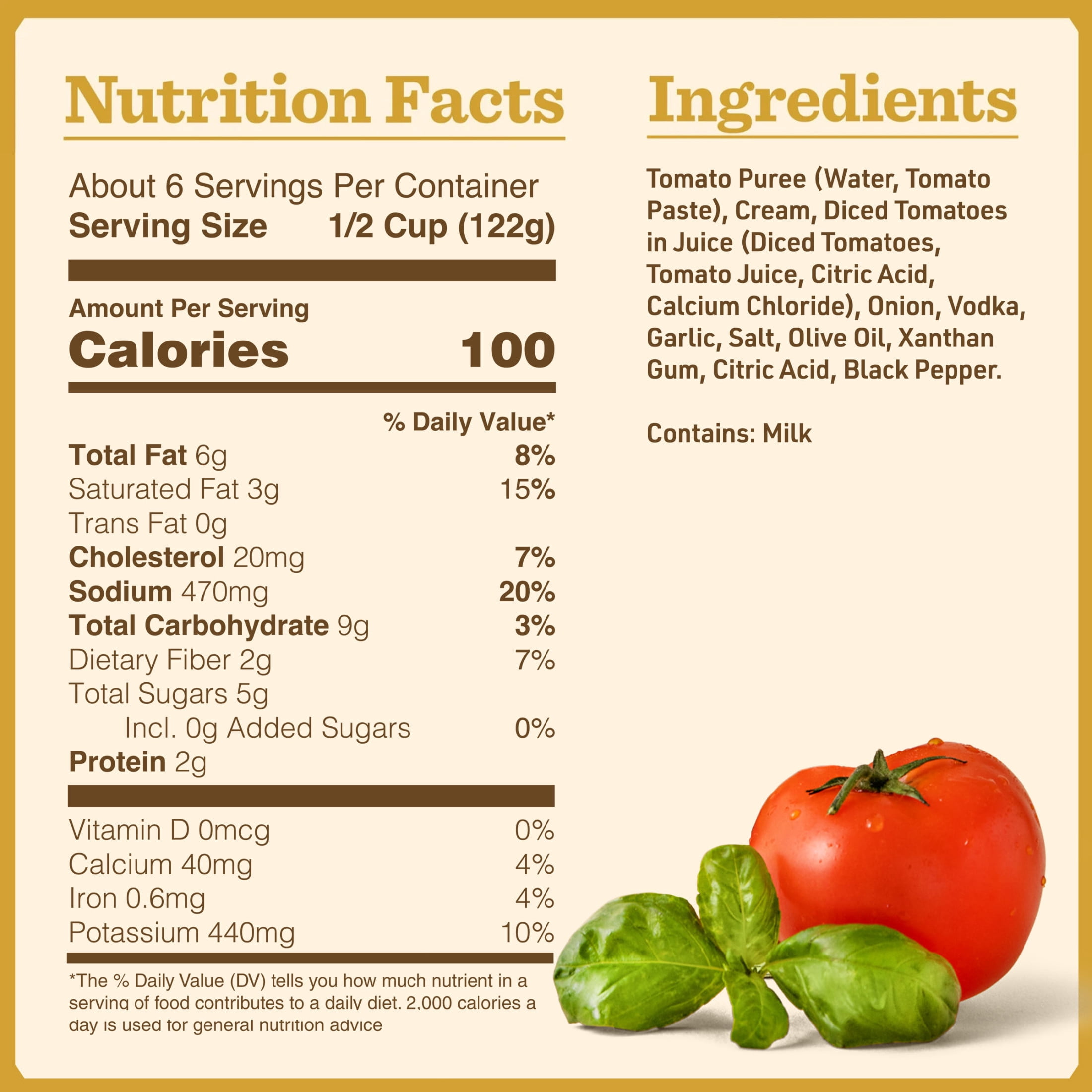 (6 pack) Bertolli Garlic Vodka Sauce, Italian Tomato Sauce with Cream, 24 oz
