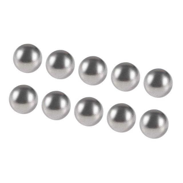 10 piezas de rodamientos de bola de acero de 7 mm de diámetro Accesorios de herramientas tono plateado