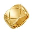 thumbnail image 1 of ER Anillos Cuadros Rotos Anillos Oro Amarillo 18k Mujer Hombre Rojo Verde Excelente Rendimiento, 1 of 4