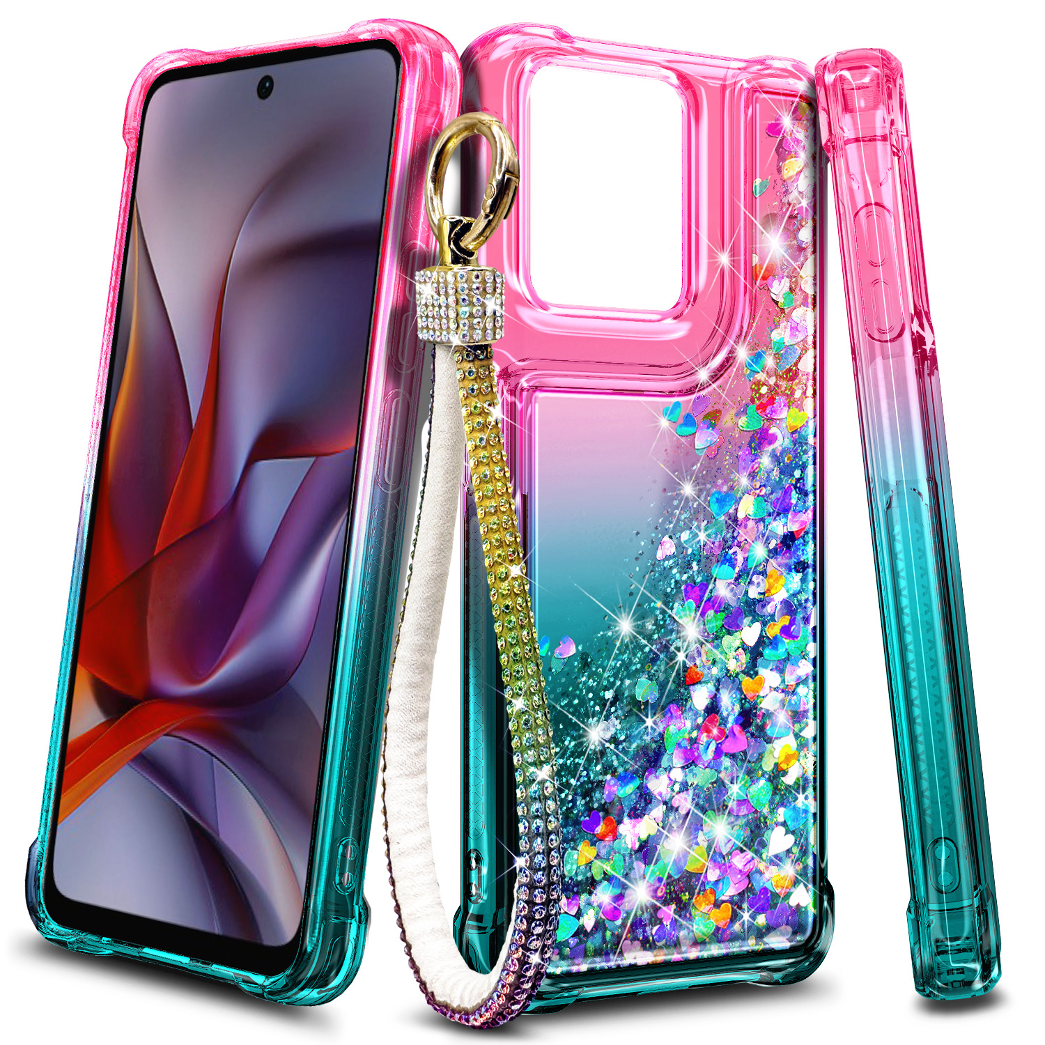 NGB Supremacy Moto G 2025 Glitter Case Pink photo 5