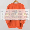 thumbnail image 3 of Smupbvky Womens Halloween Print Sweatshirts Fall Witch Graphics Tops Long Sleeve Crew Neck Pullover Holiday Casual (XL, Orange), 3 of 5