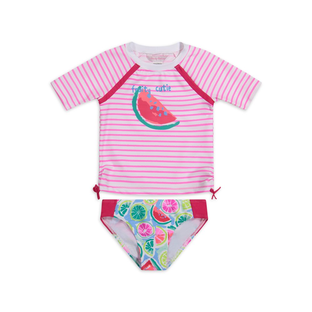 Tommy Bahama Tommy Bahama Baby Toddler Girl Watermelon Rash Guard