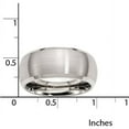 thumbnail image 5 of Stainless Steel Beveled Edge 10mm Brushed and Polished Band, Available in Multiple Sizes, 5 of 9