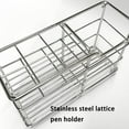thumbnail image 4 of stanreset Storage Rack Toothbrush Mount Wall Stand Fine Workmanship Rustproof Household Accessories Exquisite Home Supplies Silver, 4 of 5