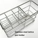thumbnail image 3 of Inteprter Estante de almacenamiento para cepillos de dientes, soporte de pared, mano de obra fina, instalación práctica, suministros exquisitos Juegos de accesorios de baño Negro, 3 of 5