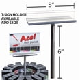 thumbnail image 4 of Three Tier Revolving Display 13.5"H x 11"Dia. - round slot 1"dia, 4 of 4