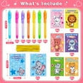 Valentines Day Cards for Kids School, 28 Pack Invisible Ink Pens with
