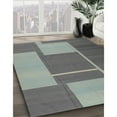 thumbnail image 2 of Ahgly Company Indoor Rectangle Contemporary Carbon Gray Abstract Area Rugs, 5' x 7', 2 of 6