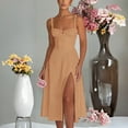thumbnail image 2 of 2025 Robes d'Été Confortables et Amples pour Femmes, Plage, avec Manches, Couleur Unie, Manches Courtes, Robe Longue pour Femmes, 2 of 5