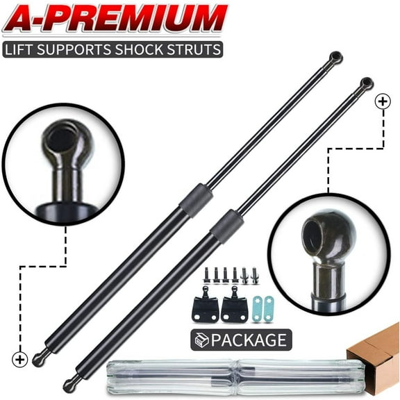 A-Premium Tailgate Rear Hatch Lift Supports Shock Struts Replacement for Nissan 350Z 2003-2008 Coupe Only with Rear Spoiler 2-PC Set