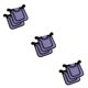 thumbnail image 3 of Methold Pack de 2 sillines de pollo con correas ajustables, tela Oxford, delantal para gallinas, ala trasera de aves, accesorio de protección Violeta 3piezas, 3 of 6
