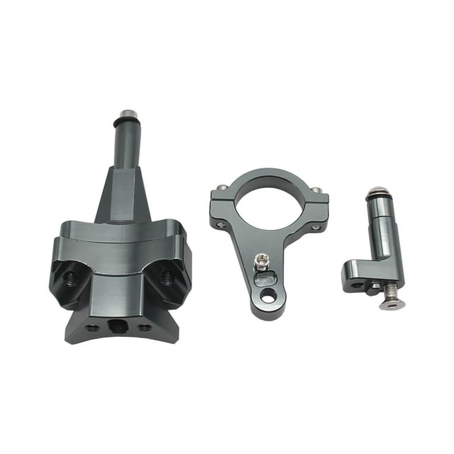Accesorios de montaje del soporte del amortiguador de la dirección de la motocicleta, material duradero titanio