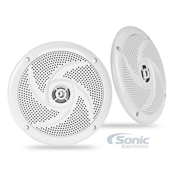 Belva BMS65SW  White 200W Shallow 6.5" Marine Speakers