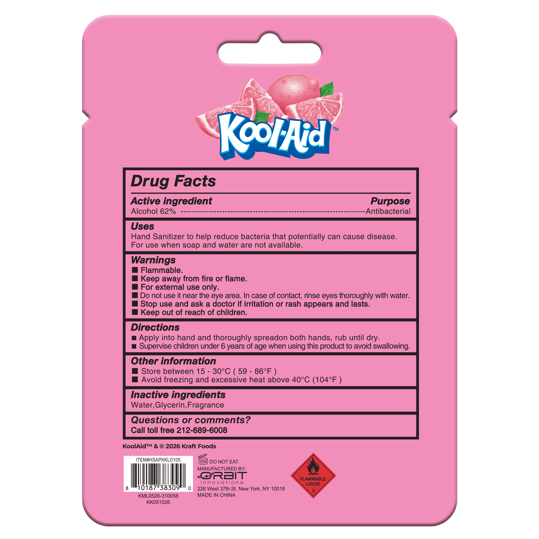 Kool-Aid Hand Sanitizer