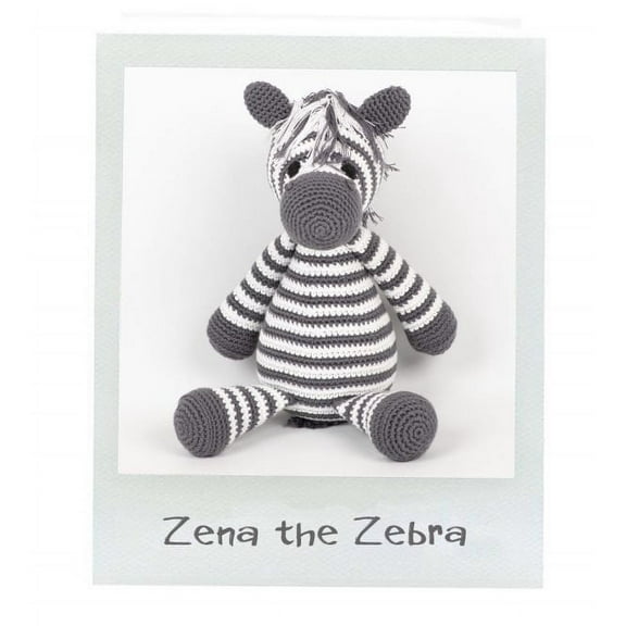Zebra Stuffed Animal Doll Cuddoll Cuddle Doll Plush Toy First Birthday Baby Gift Handmade Organic Washing Machine Safe knit doll Black White