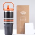 thumbnail image 2 of Genérico Termos Para Agua Cafe 40 Oz, Acero Inoxidable 304 De Doble Capa De Calidad Alimentaria, Taza Con Mango De Straw, Taza Termo Fría Y Caliente, Taza De Hielo Grande, 2 of 3
