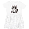 thumbnail image 3 of Inktastic Cute Baby Raccoon Girls Toddler Dress, 3 of 5