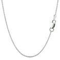 thumbnail image 1 of Collier Chaîne Torsadée en Argent Sterling Rhodié, 1,4mm, 18 Pouces, 1 of 1