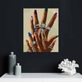 thumbnail image 5 of Nawypu Black Woman Art Prints,Boho Black Female Canvas Wall Art,Black Girl Art Poster,Abstract African American Woman Wall Art Decor,Girl Room Wall Aesthetic Decor,for Home Bedroom, 5 of 5