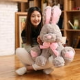 thumbnail image 4 of Rabbit Plush Toy Easter Bunny Doll Doll Doll Creative Gift, 4 of 5