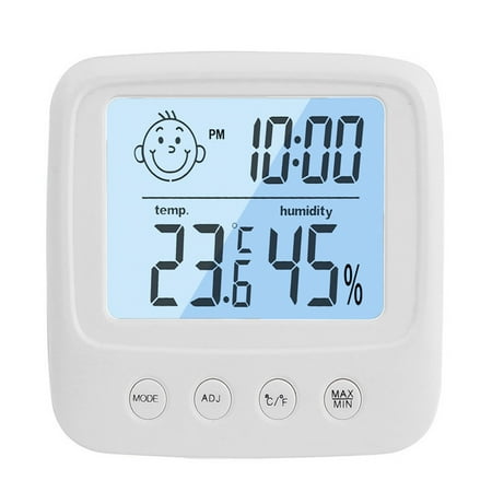 

Tiyuyo LCD Digital Thermometer Hygrometer Meter for Indoor Home Office (Backlight)