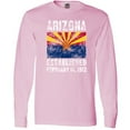 thumbnail image 3 of Inktastic Established February 14, 1912 Arizona Flag Long Sleeve T-Shirt, 3 of 5