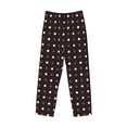 thumbnail image 4 of Balery Red and white polka dots print Men's Pajama Pants,Ultra Lightweight Pjs,Lounge Pant-X-Large, 4 of 9