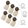 thumbnail image 4 of 6pcs Simple Cabinet Dresser Pull Handle Leather Pulls Drawer Door Pullers, 4 of 7