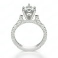 thumbnail image 2 of 0.80 TCW Marquise Cut Unique Engagement Ring 10K White Gold, 2 of 3