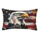 thumbnail image 1 of Balery Retro American Eagle A Funda de Cojín Estampada, Regalos para Mujeres, Regalos de Amor para Ella, Regalos para Novia o Esposa, Funda de Almohada-20"x30", 1 of 6