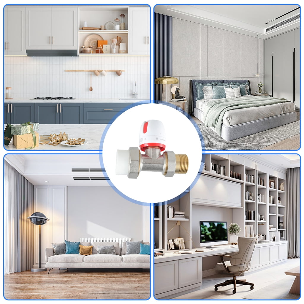 Geemin Adjustable Heating Thermostat Valves Completes Thermostat for Residential Use