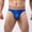 Dark Blue, variant on HUPOM Mens Underwear Boxer Briefs Male Thongs Low waist Drop Waist Solid Thong Dark Blue M