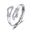 Lwaysdaughterforeverfriend, variant on Creative Love Hug Hands Diamond-studded Ring Female