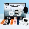 thumbnail image 1 of Combo smartwacht H500 ultra con 7 correas y de regalo unos audífonos bluetooth con pantalla táctil, 1 of 2