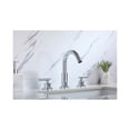 thumbnail image 4 of Elegant Lighting Leah 8 Inch Widespread Double Handle Bathroom Faucet In Chrome, 4 of 10