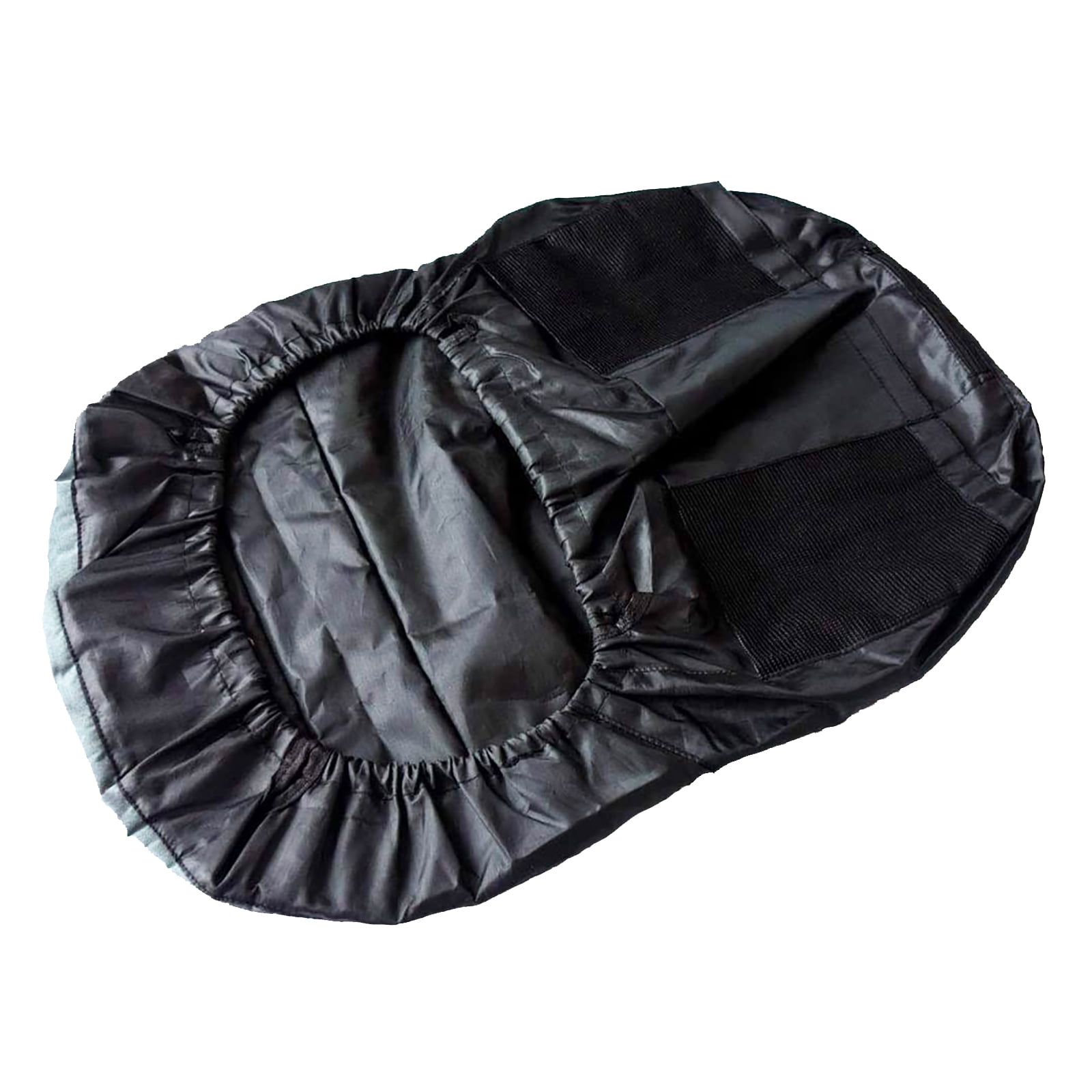 POWERWORKS Waterproof Deluxe Riding Lawn Mower Seat Cover, Medium, Black