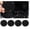 Black Diamond, variant on 2-Pack Rhinestone Car Cup Holder Coasters, Anti-Slip Silicone Drink Mat with Bling Diamond Rim