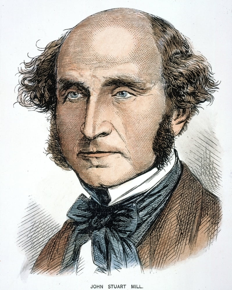 John Stuart Mill N(18061873) English Philosopher And Economist Wood