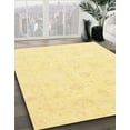 thumbnail image 2 of Ahgly Company Indoor Rectangle Abstract Chrome Gold Yellow Oriental Area Rugs, 3' x 5', 2 of 6